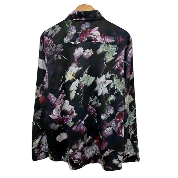 Men’s Garden Floral Button Front Shirt by INC International Concepts Medium - Picture 2 of 12